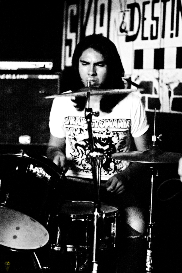 chris on  drums